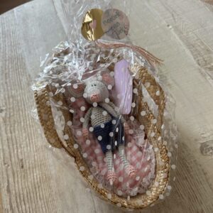 Cadeauset Moses mandje met knuffel - Muis