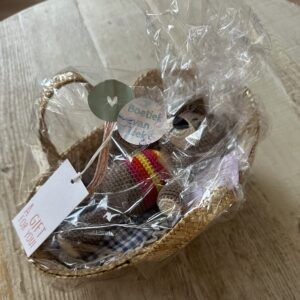 Cadeauset Moses mandje met knuffel - Beer