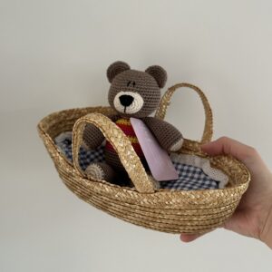 Cadeauset Moses mandje met knuffel