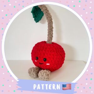Crochet pattern Cheeky Cherry (ENGLISH/(US terms)